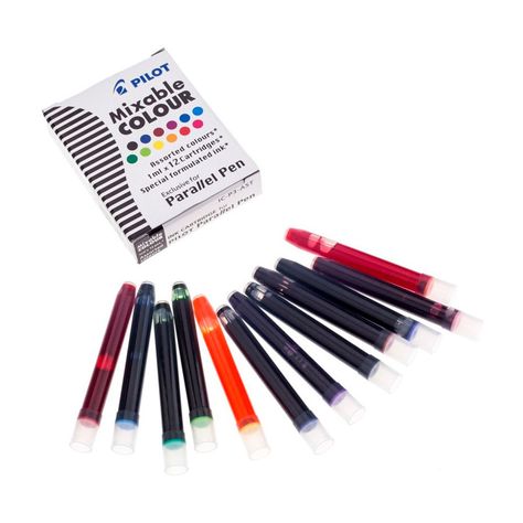 Cartucho Pilot Recarga para Pluma Parallel (12 colores)-1