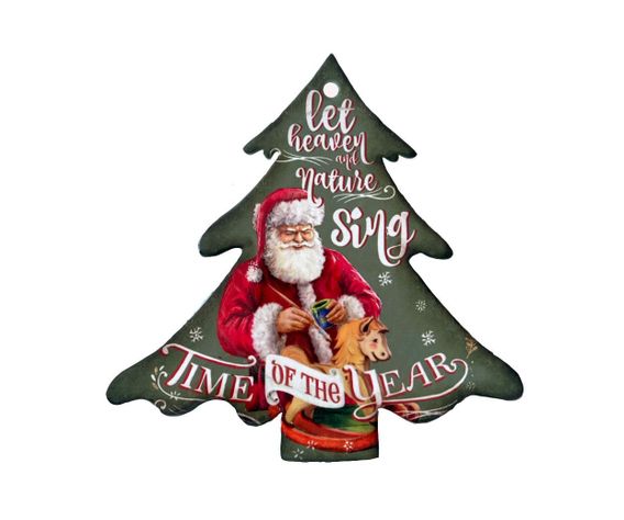 Individual Navidad Mesa ADORNO PROTECTOR CERAMICO-0