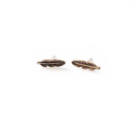 Aros pluma plata-2