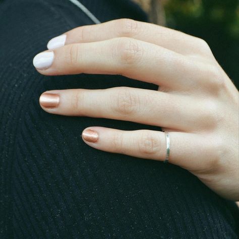 Anillo Midi Liso Ajustable plata-1