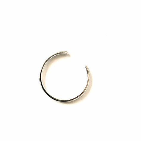 Anillo Midi Liso Ajustable plata-2