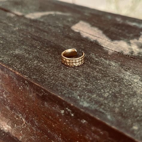 Cuff Machacado 10 mm Gold-4