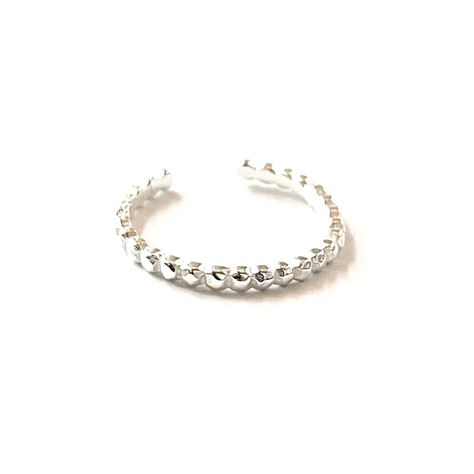 Anillo Midi Pelotitas Ajustable-0