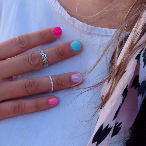 Anillo Midi Pelotitas Ajustable-2