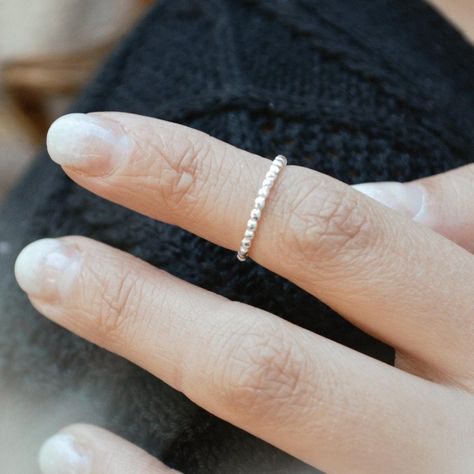 Anillo Midi Pelotitas Ajustable-5