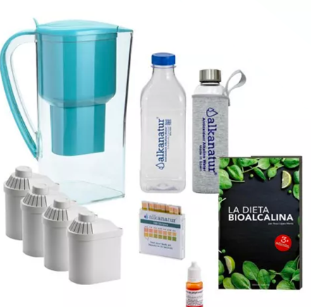 Pack alcalinidad Alkanatur y libro “La Dieta Bioalcalina”-0