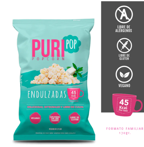 Cabritas Puripop Popcorn Formato Familiar Endulzada Snacks-2
