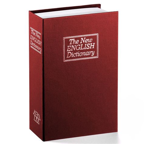 Caja Fuerte Simulada Libro Cofre Porta Valores 270x200x68mm-0