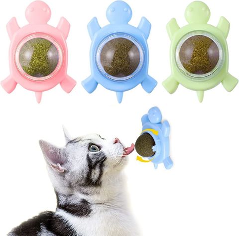 X4 Bola Hierba Gatera Catnip Snack Para Gatos Bola-6