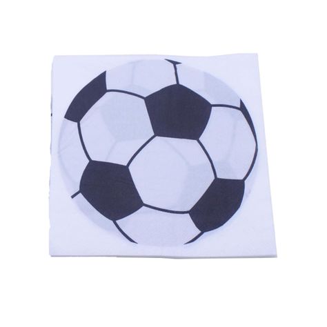 20 Servilletas de papel Feliz Cumpleaños Pelota -0