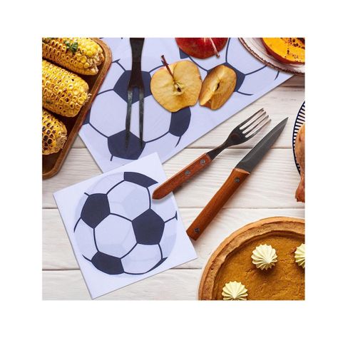 20 Servilletas de papel Feliz Cumpleaños Pelota -5