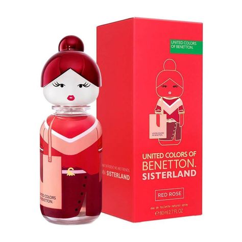 SISTERLAND RED ROSE 80ML MUJER BENETTON AGUA DE TOCADOR-0