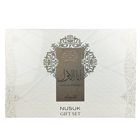 Estuche Ana Al Awwal Nusuk EDP 100ML +S/G 100ML +B/L 100ML Mujer-2