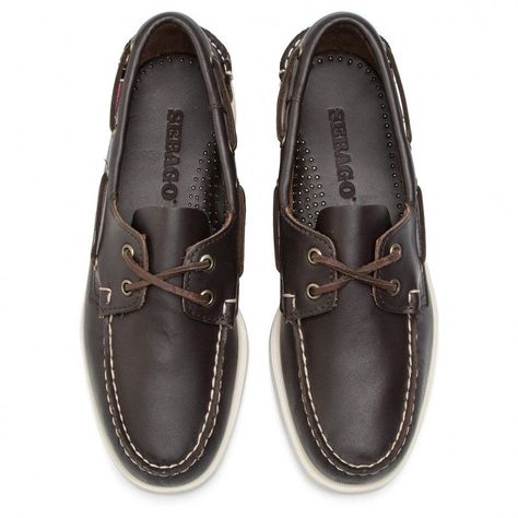 Mocasines de Cuero DOCKSIDES PORTLAND Café Hombre H00901-3