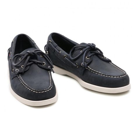 Mocasines de Cuero DOCKSIDES PORTLAND Azul Hombre H0908-4