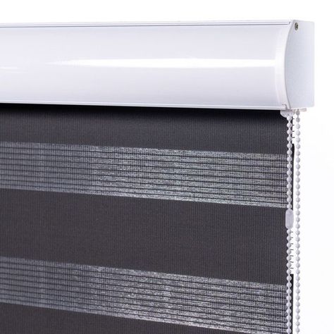 Cortina Duo Clásico Negro 180x160 cm-2