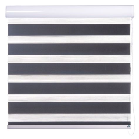 Cortina Duo Clásico Negro 180x160 cm-0