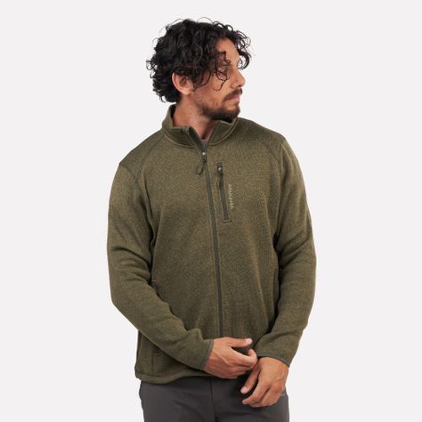 Polar Tejido Hombre Full-Zip Tundra Jaspeado-2