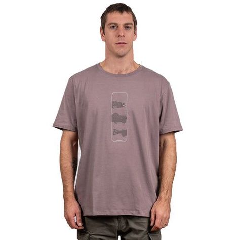 Polera manga corta burdeo Trucha Fario Atakama Outdoor-0
