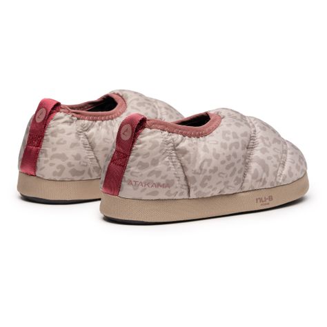 Pantufla Térmica Niño Beige Animal Print Atakama Outdoor-3
