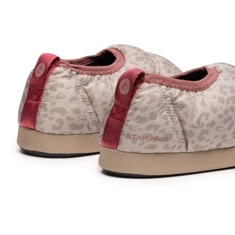 Pantufla Térmica Niño Beige Animal Print Atakama Outdoor-4