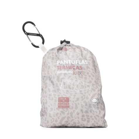 Pantufla Térmica Niño Beige Animal Print Atakama Outdoor-6