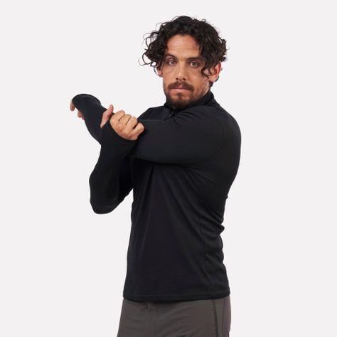 Primera capa térmica Hombre 1/4 Zip-Cuello VentoFit-2