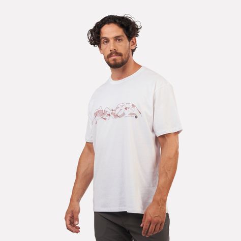 Polera Manga Corta Hombre Cuernos del Paine Atakama Outdoor-1