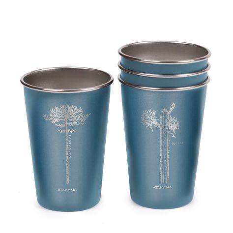 Set De 4 Vasos Camping Atakama Outdoor | 480 Ml-0