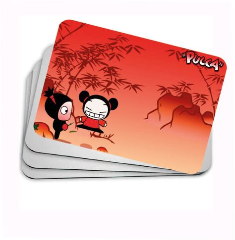 MOUSEPAD ALMOHADILLA DISEÑO PUCCA GARU ANIME COMIC 21 X 17 CM -1