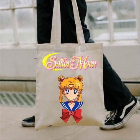 BOLSO TOTE BAG SAILOR MOON OTAKU ALGODÓN 40 CM-1