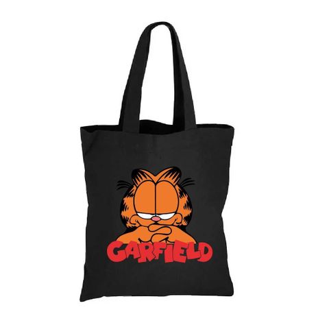 TOTE  BAG  GATO GARFIELD  ALGODÓN 40 CM -0