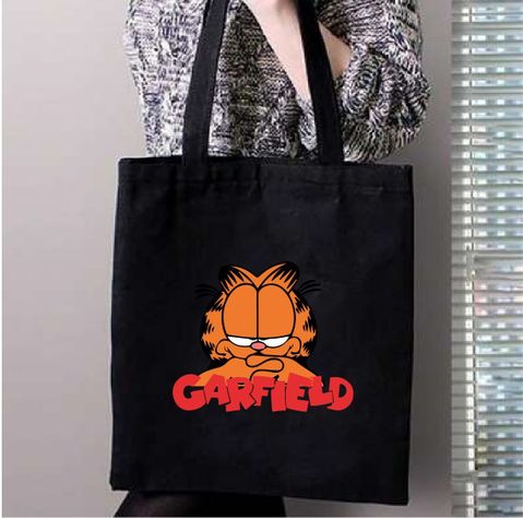 TOTE  BAG  GATO GARFIELD  ALGODÓN 40 CM -1