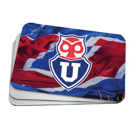 MOUSE PAD 22 X 18 CM  U DE CHILE FUTBOL CHILENO -0