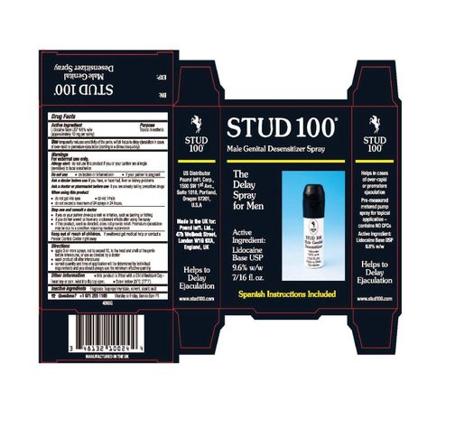 Stud 100 Retardante Eyaculación Hombre Lidocaína-2