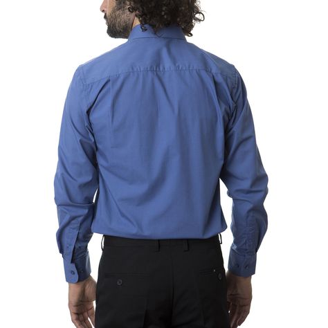 Camisa Trevira  Ml Comfort Azul-1
