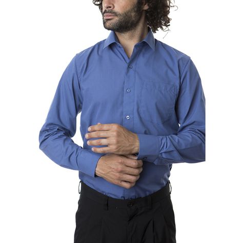 Camisa Trevira  Ml Comfort Azul-2
