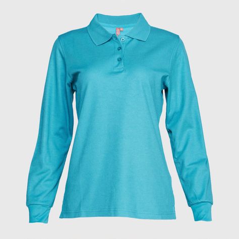 Polera Ml Mujer Waffle  Turquesa-0