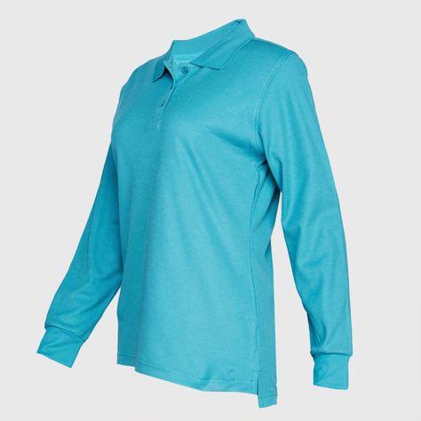 Polera Ml Mujer Waffle  Turquesa-1
