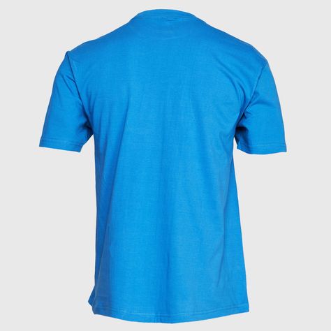 Polera Polo Tubular Hombre M/C Azul-1