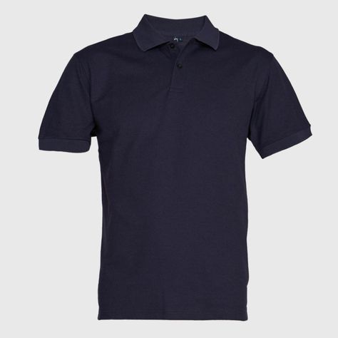 Polera Mc Hombre Waffle  Azul marino-1