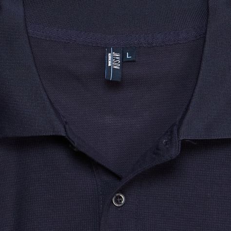 Polera Mc Hombre Waffle  Azul marino-4