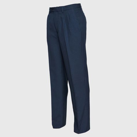 Pantalón Poly-Rayon Hombre Azul marino-1