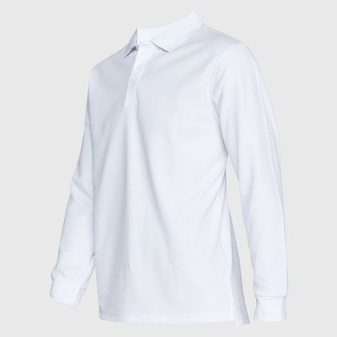 Polera Ml Hombre Waffle  Blanco-1