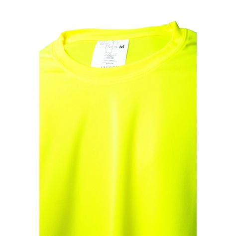 Polera Cuello Polo MC Fluor Amarillo-1