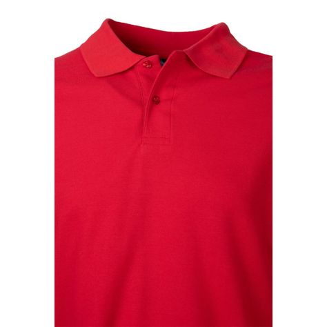 Polera Pique Hombre 80/20 M/L Rojo-1