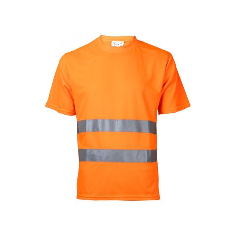 Polera Alta Visibilidad MC Cuello Polo Naranja-0