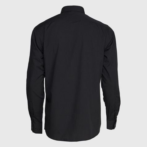 Camisa Trevira  Ml Comfort Negro-3