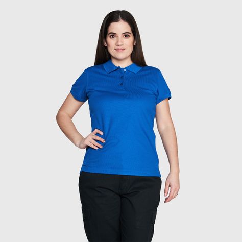 Polera Mc Mujer Waffle  Azul-3