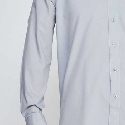 Camisa Trevira  Ml Comfort Gris-4